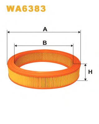 WIX FILTERS wa6383 -  Воздушный фильтр